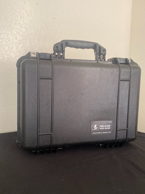 Pelican 1500 (Black) with Pistol Foam Insert Includes FREE
