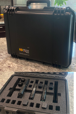 Pelican Storm iM2400 Case With Custom Pistol Foam Insert