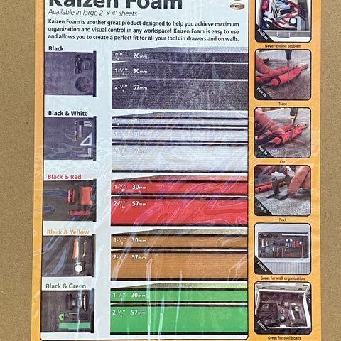 Kaizen Foam Sheets, Brand New, 20mm 30mm & 57mm